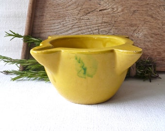Provence Mortar - Terracotta - French Cooking - French pottery - french Mortar - Kitchen Mortar - French pottery - green mortar
