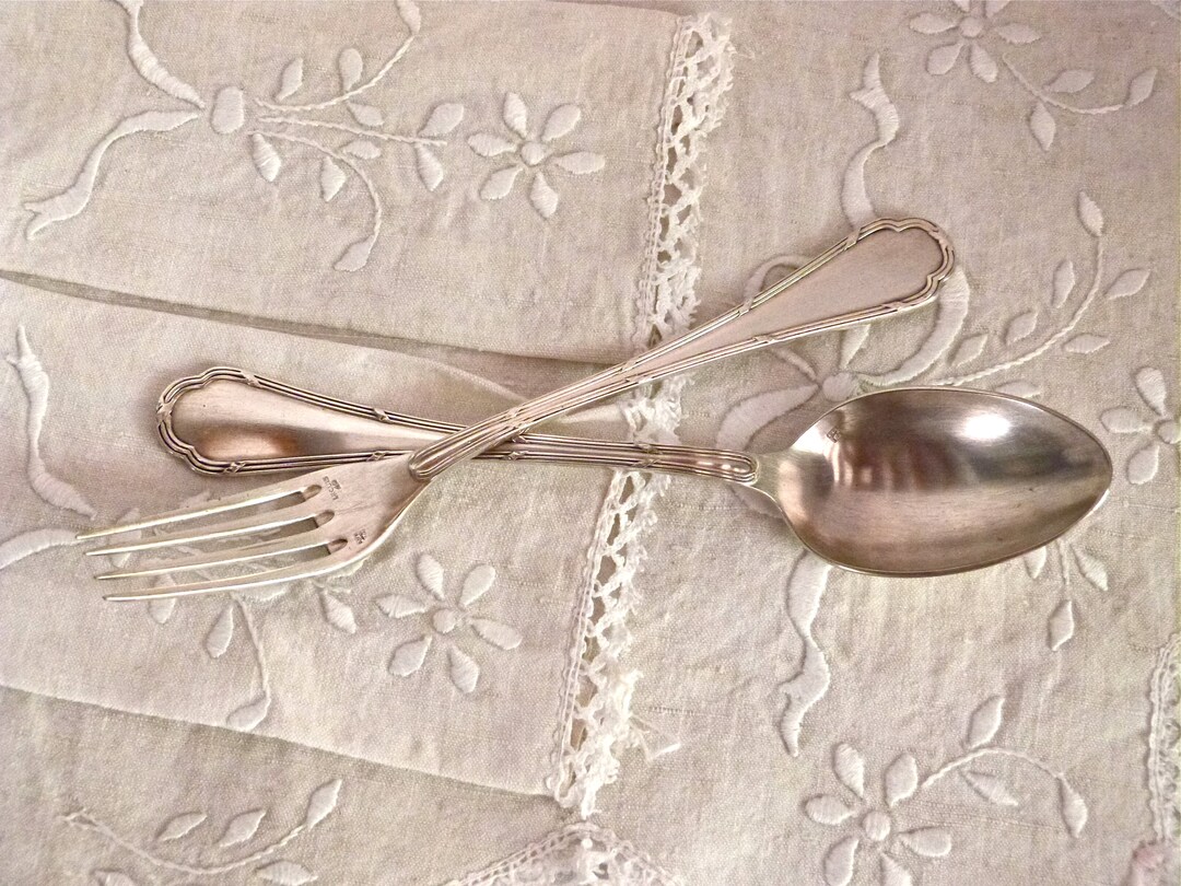 ERCUIS French Silverware French Vintage Silver Plated Etsy 日本