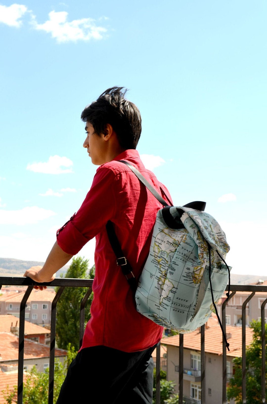 First Day of School Backpack, Canvas Backpack, Travel Bag, Hipster