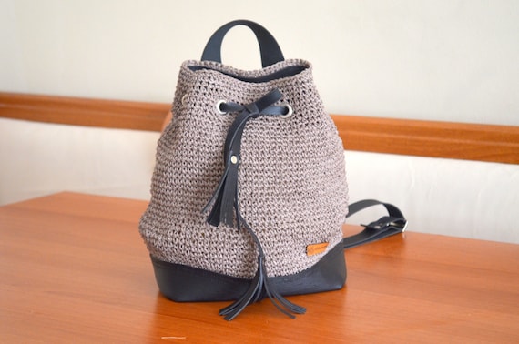 Hakeln Stroh Rucksack Wicker Beach Bag Raffia Eimer Tasche Stroh Eimer Rucksack Reeds Field Bag hakeln Crossbody Bag Geschenk fur Frauen Etsy