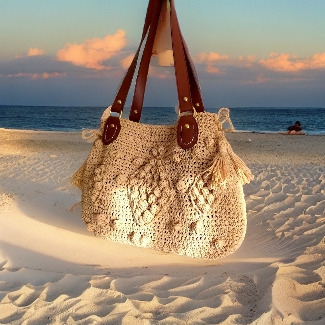 The sak silverwood crochet cheap tote