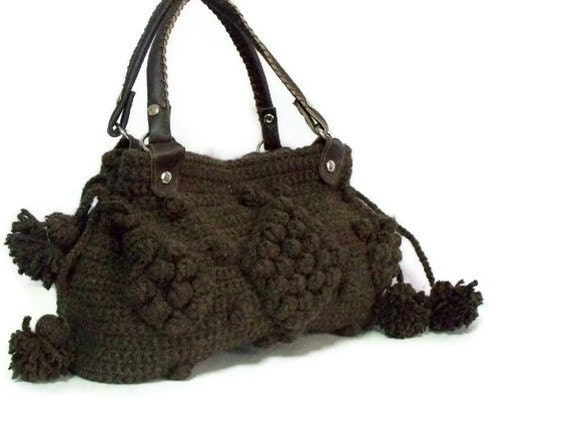 Handbag in washed leather - 24H