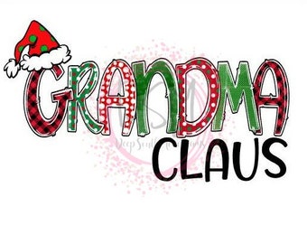 Download Grandma Claus Svg Etsy