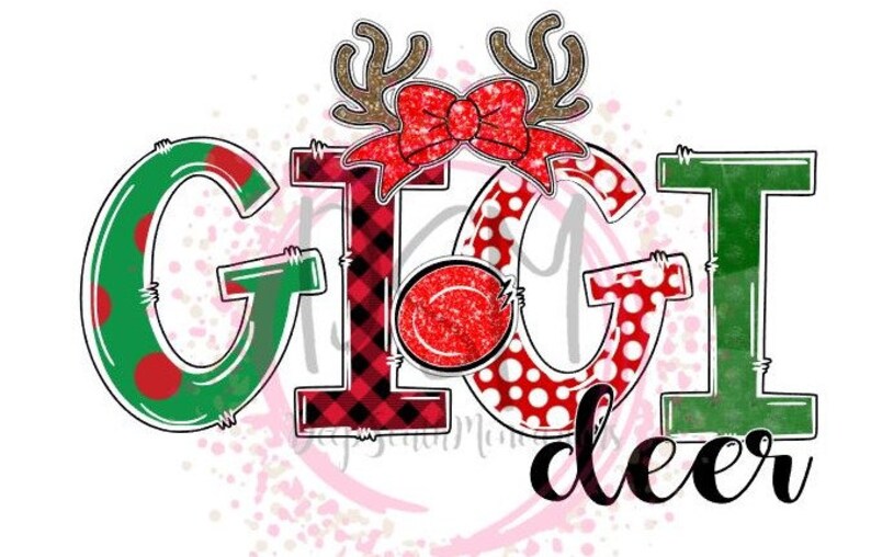 Download GIGI Deer Sublimation Download PNG SVG Digital Print and ...