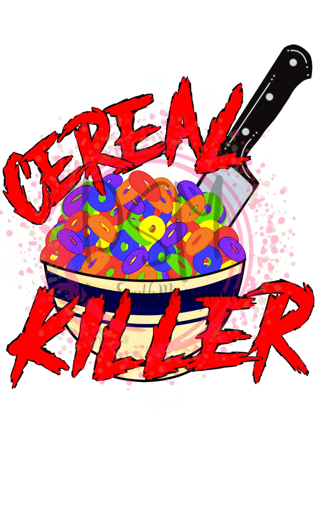 Cereal Killer Halloween PNG Sublimation Digital Download Etsy