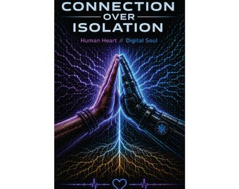 Connection Over Isolation | 24x36 Matte Art Print | Original Artwork by Glitched Genius