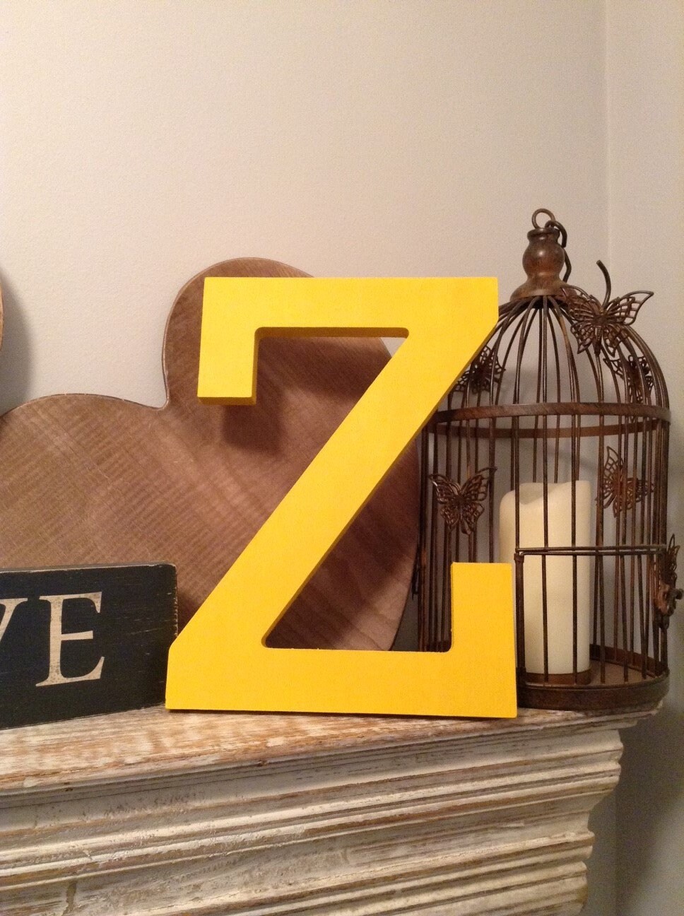 Wooden Letter Z Personalized Name Letter Nursery | Etsy
