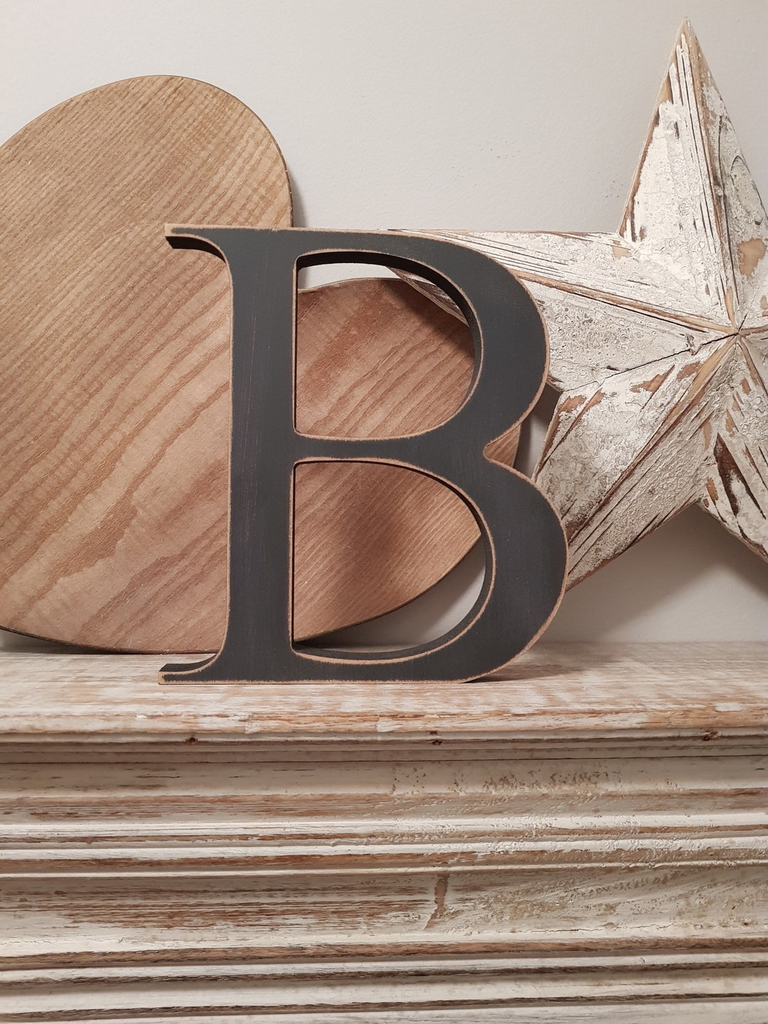 Wooden Letter B Personalised Name Letter Nursery Decoration Ideas