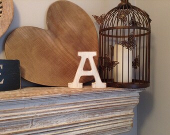 Wooden Letter A, Wall Letter, 15cm high - 9mm thick - Rockwell Font - Various sizes, finishes and colours
