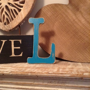 FREE STANDING WOODEN NUMBERS large 15 cm large wooden letter price is per  number