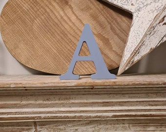 Wooden Letter A – Personalised Name Letter – Nursery Decoration Ideas – Rustic Room Décor –  Cherokee Style A – 30cm