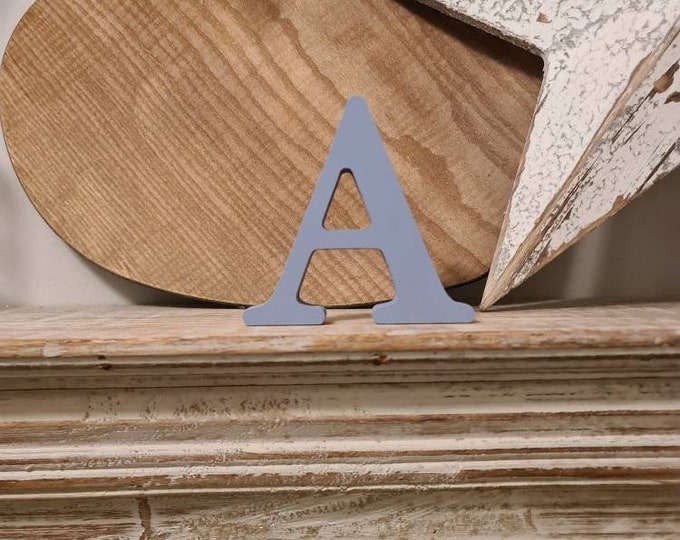 Wooden Letter A – Personalised Name Letter – Nursery Decoration Ideas – Rustic Room Décor –  Cherokee Style A – 30cm