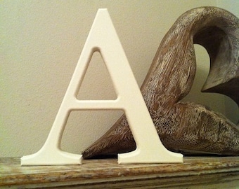 Wooden Letter A – Personalised Name Letter – Nursery Decoration Ideas – Rustic Room Décor – Georgian Style – Decorative - 30cm