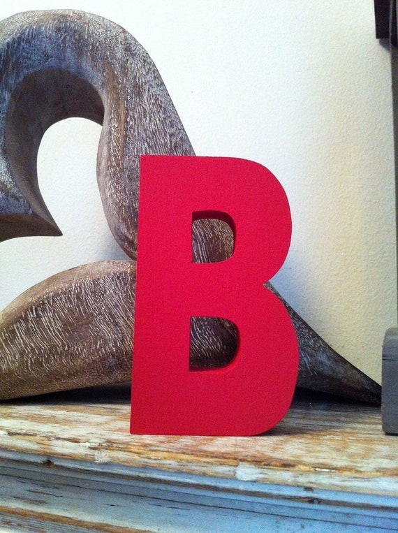 Wooden Letter B Personalised Name Letter Nursery Etsy