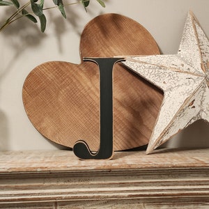 Painted Wooden Letter - J - Georgian Font - Various finishes and colours, standing, 30cm