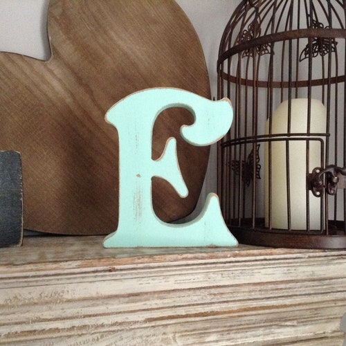 Wooden Letter E 20cm Victorian Font Various Etsy Canada