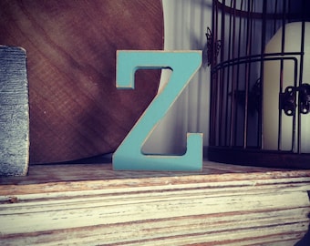 Wooden Letter Z: Rockwell Font, Nursery Decor (15cm)