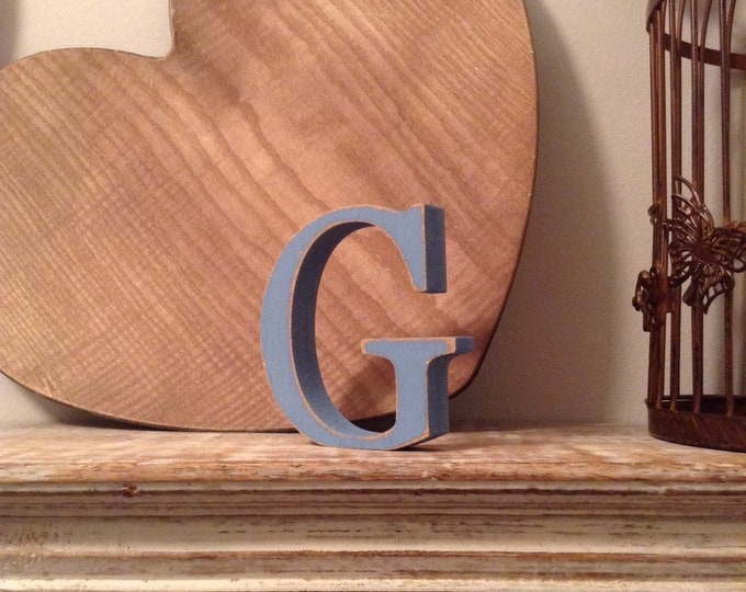 Wooden Letter 'G' - 15cm - Georgian Font - various finishes