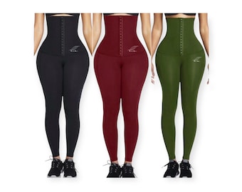 Leggings moldeadores de cintura alta CHANTE ALLURE con 3 ganchos y bolsillos