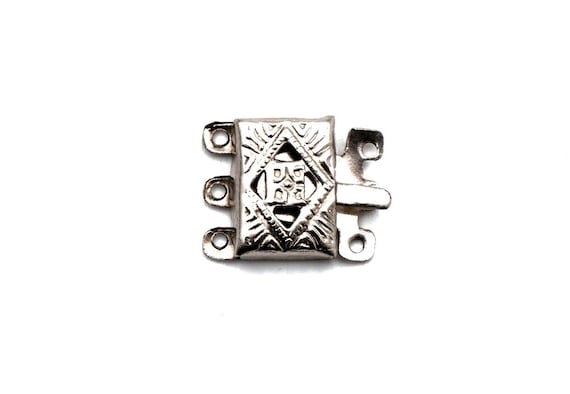 Lot De 3 Fermoirs Vintage Pour Bijoux – Boîte Marguerite Or Et Vermeil, 10x20mm, Sterling Silver – Neufs Anciens