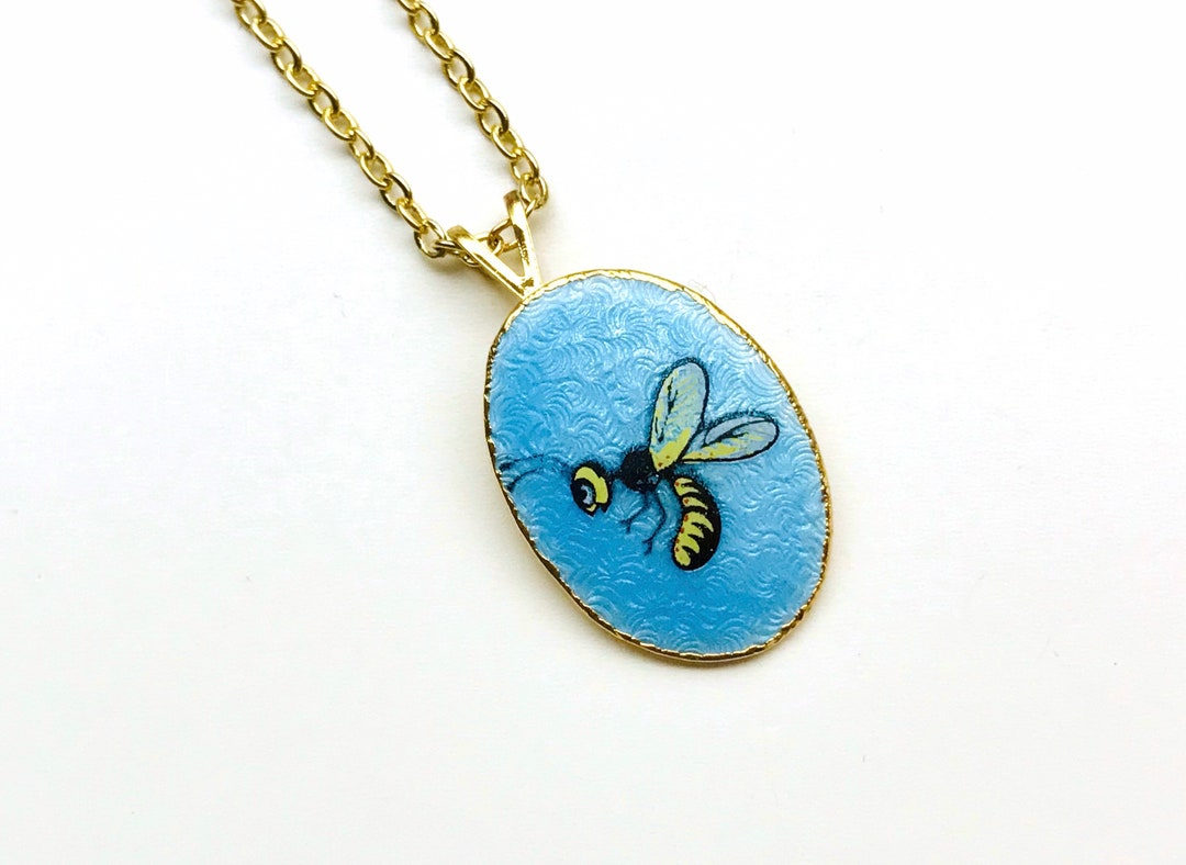 品揃え豊富で Vintage Adorable Bee Vintage Necklace Pendant Necklace その他