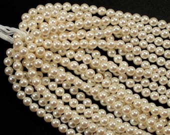 100pcs 5mm Vintage Japan Cultura Pearls New Old Stock
