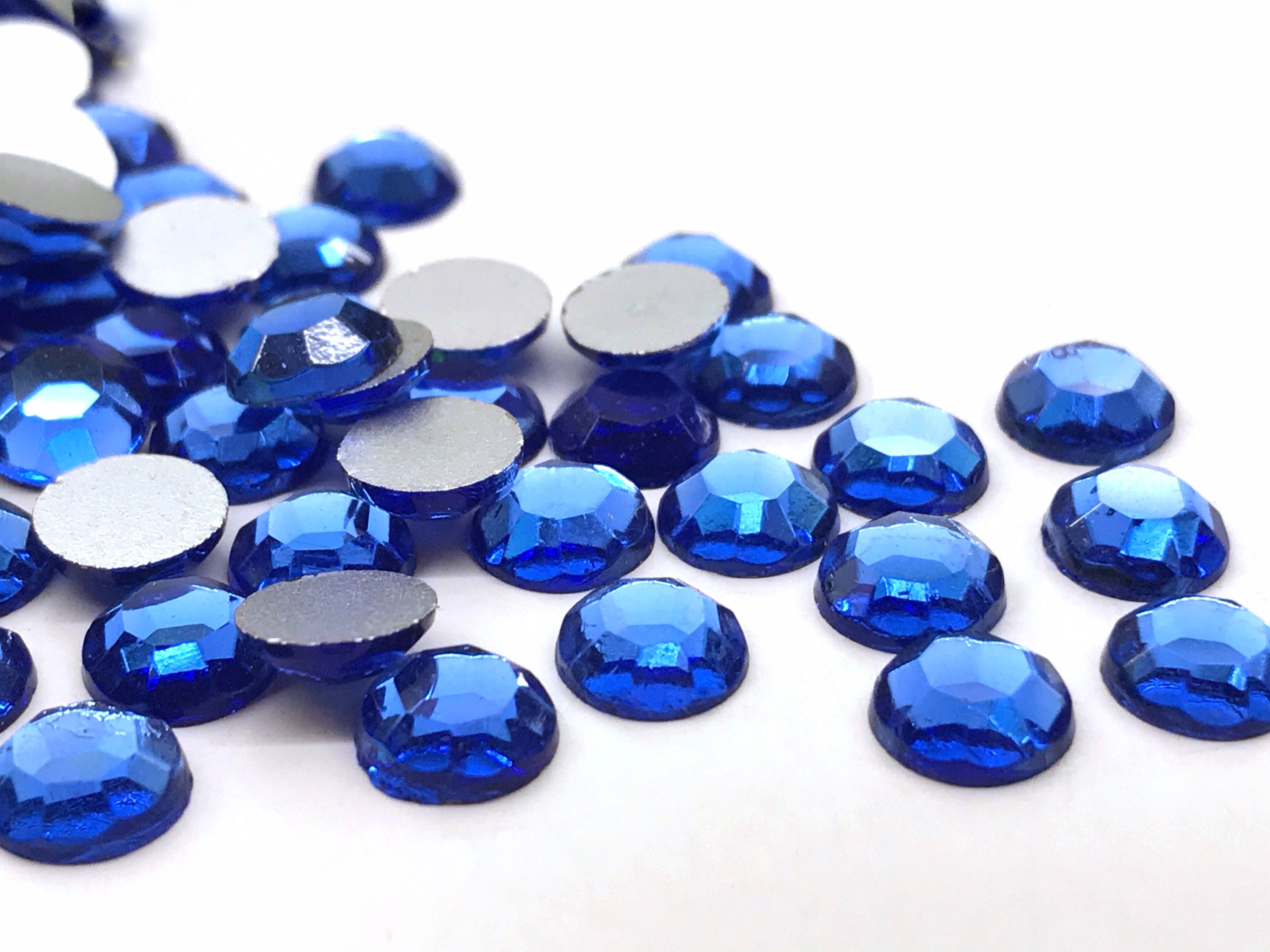 SS30 Sapphire Flat Back Preciosa Crystals (6pk)