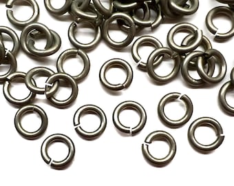 200pcs 8mm Heavy Duty Steel Jump Rings Chain Mail