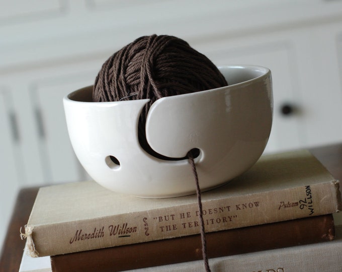 Handmade Modern Vintage Yarn Bowl Etsy
