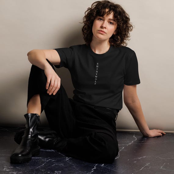 Shinywolf ORIGIN Unisex Premium Cotton T-Shirt | Minimalist Streetwear Heavyweight Tee