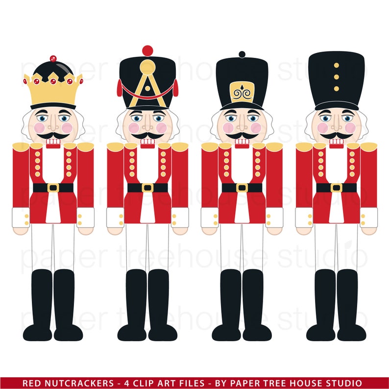 Download Christmas Clip Art Nutcracker Clipart Red Nutcracker Clip Art Id273 Jpg Svg Png Files Toy Soldier Clip Art Nutcracker Digital Download Embellishments Craft Supplies Tools Dekorasyonu Net