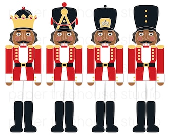 Red Nutcracker Clip Art. Nutcracker Clipart. Christmas Clip Art. Nutcracker Digital Download. Toy Soldier Clip Art. JPG PNG Files. ID303