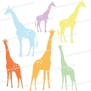 Giraffe Clip Art. Safari Nursery Decor. Giraffe Printable. Giraffe Clipart. Giraffe PNG. Giraffe Download. Zoo Clipart. Safari Scrapbook.