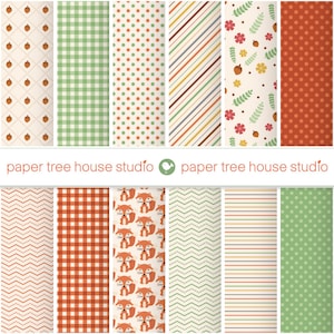 Papier numérique boisé. Papier numérique Fox. Papier numérique Vichy. Papier numérique brun. Décor boisé. Clipart de renard mignon. Papier Scrapbook Renard