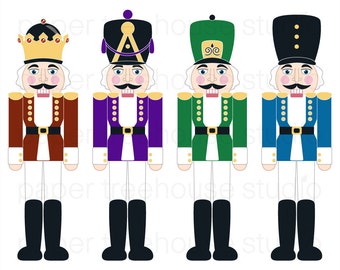 Nutcracker Clip Art. Nutcracker Clipart. Christmas Clip Art. Nutcracker Digital Download.  Nutcracker Download. JPG and PNG File. ID 181