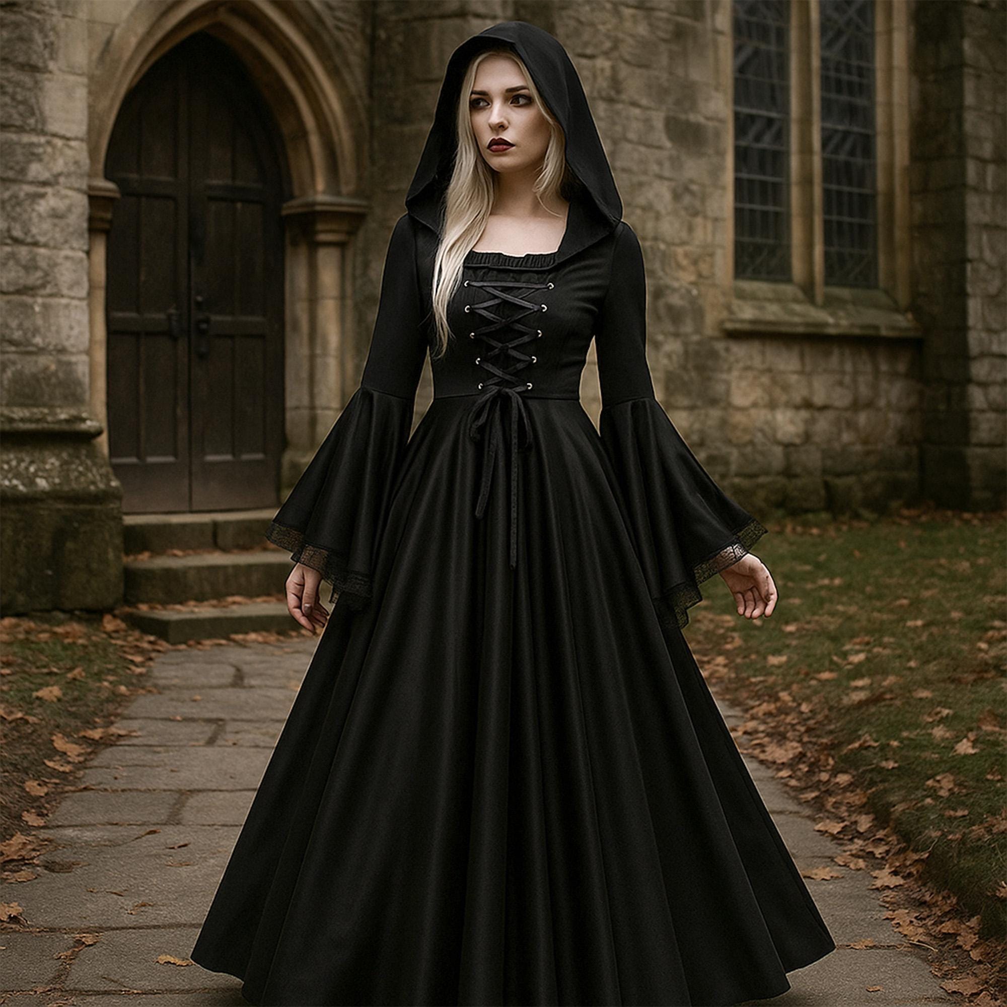 sachin and babi light blue dress Gothic Dress Black Leather Evening Gown Gothic Black Formal Dresses