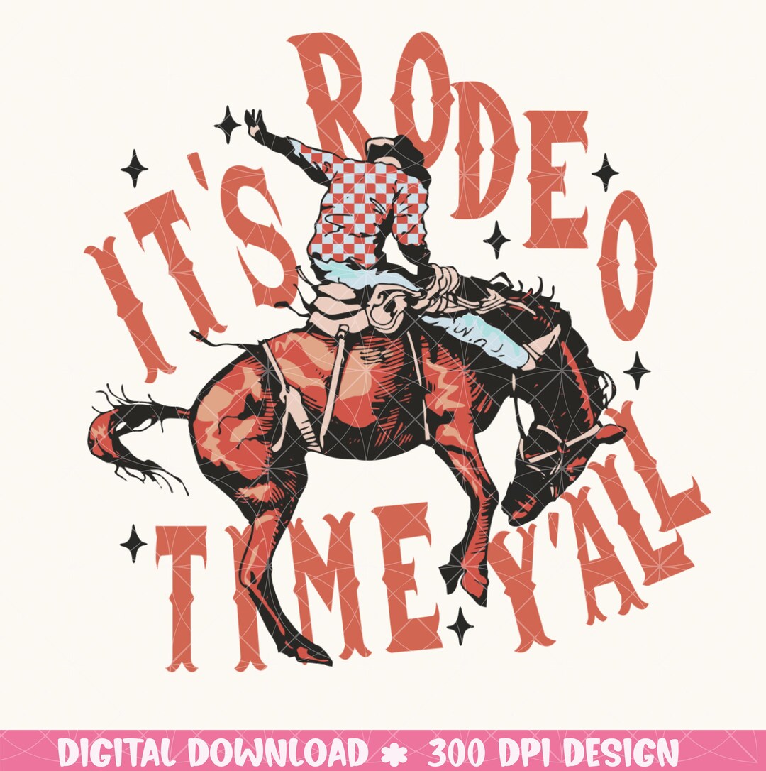 Western Rodeo Png, Checkered Rodeo Png, Country Cowboy Png Sublimation ...
