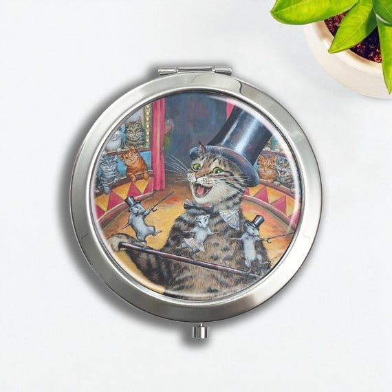 ビンテージ猫ピルケース ピルケース アクセサリーケース 携帯用 持ち運び アンティーク 雑貨 猫