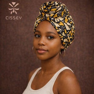 Ankara Kopftuch, afrikanisches Print Haarband für Damen, leichtes Wax Print Haartuch, Turban Tuch, Boho Festival Haartuch