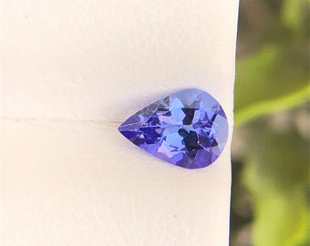 Natural Blue Tanzanite Pear, 7x5 MM Loose Tanzanite Gemstone For Jewelry Making