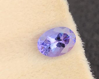 Natural Tanzanite Gemstone, 1 Carats Purple Blue Attractive Tanzanite Gem, Healing Stone