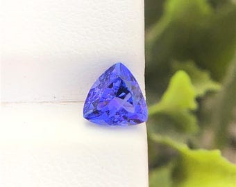 AAA Blue Natural Tanzanite Trillion, 7.90 MM Attractive Tanzanite Gem, Healing Stone