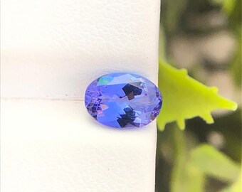 Natural Tanzanite Oval Cut, 7x5 MM Blue Attractive Tanzanite Stone For Jewelry Making