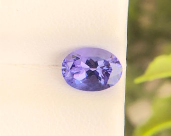 AA Blue Zoisite Tanzanite Oval, 7x5 MM 1 Ct Loose Gemstone