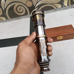 Personalized Brass Spyglass Telescope – Dollond London Style, Engraved Nautical Pirate Scope