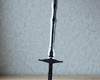 Réplica de espada de hueso de dragón hecha a mano, decoración de arte fantástico (96 cm)