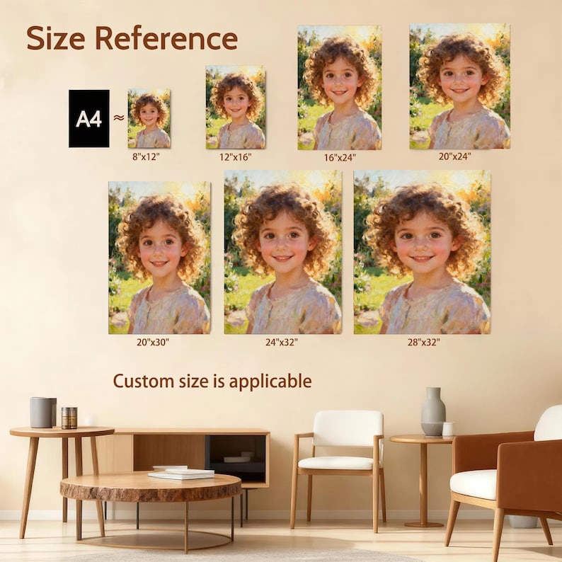Warm Realistic Oil Portrait Commission - Custom Hand-painted Portrait ...