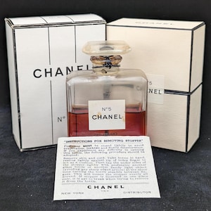 c1954 Chanel No5 Pure Parfum Extrait, flacone da 2 fl oz (taglia 5) "Era Marilyn Monroe" immagine 1