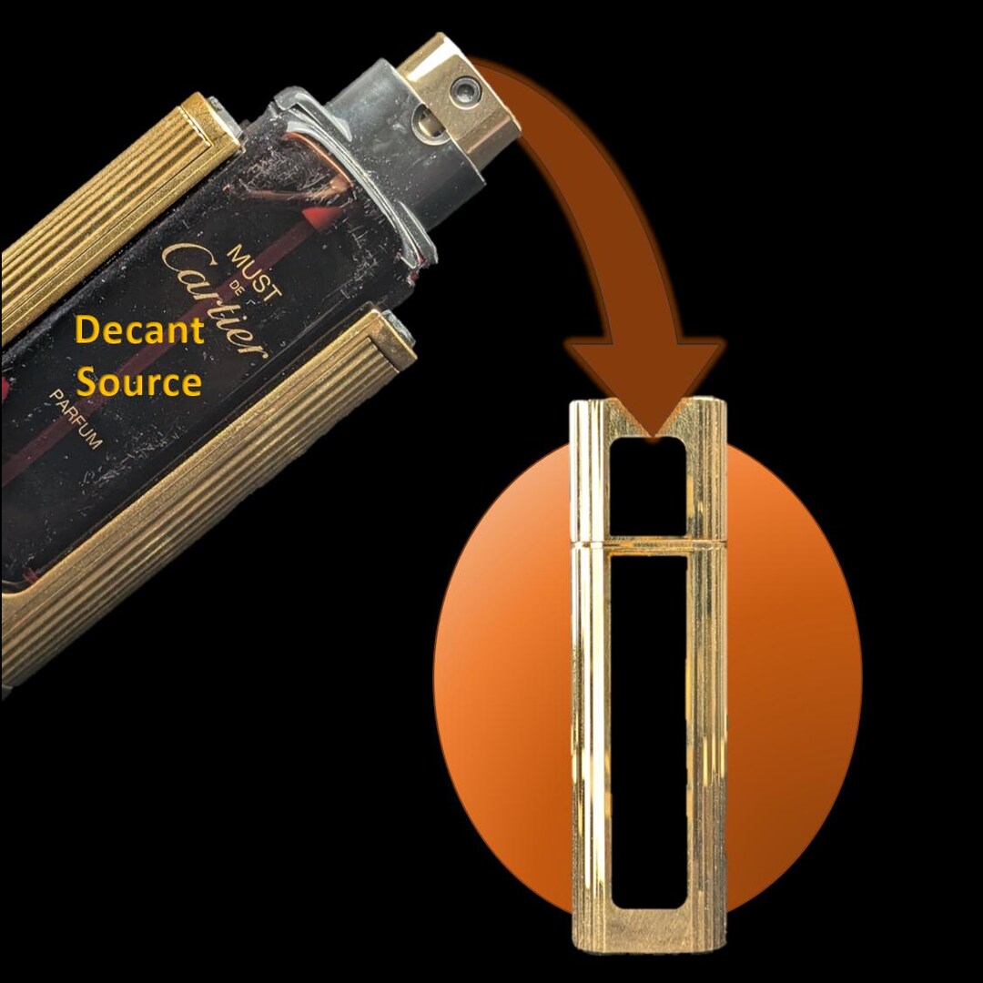 Must De Cartier Parfum (original Formula) Decant Into 7.5ml [1/4