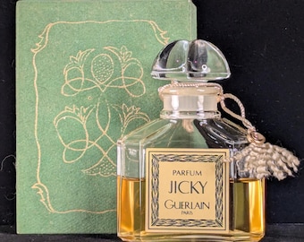 Guerlain Jicky Extrait Flacone da 2 fl oz [60 ml], Formula del 1988, circa 1 fl oz rimanente, riformulato